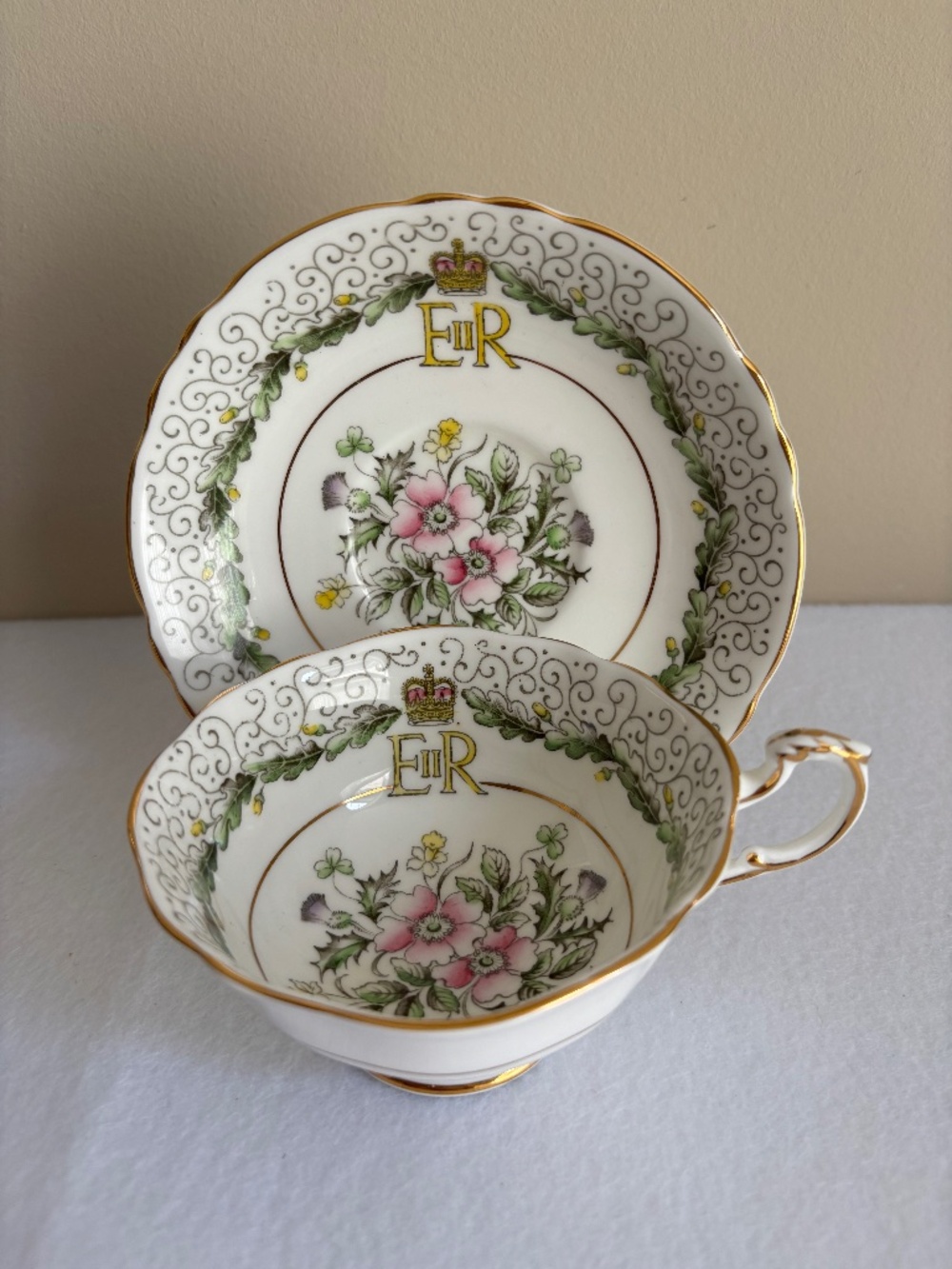 Queen Elizabeth Coronation 1953 Cup & Saucer